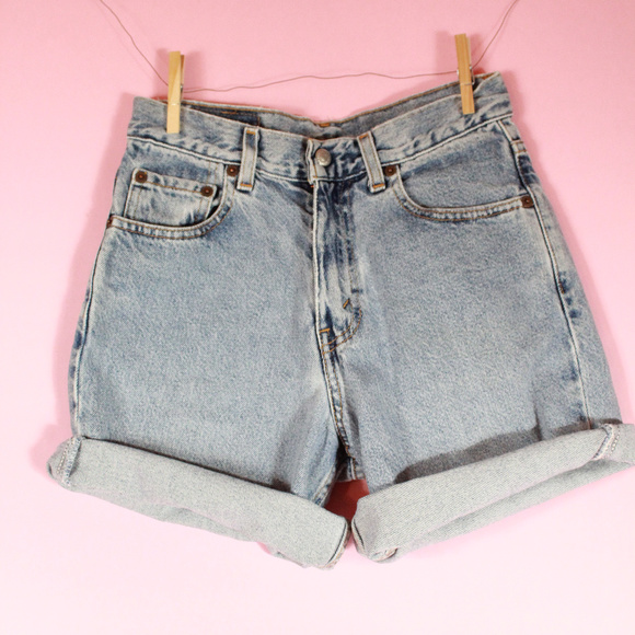 Levi's Pants - Levi's Light Blue Wash Denim Cut-Off Jean Shorts